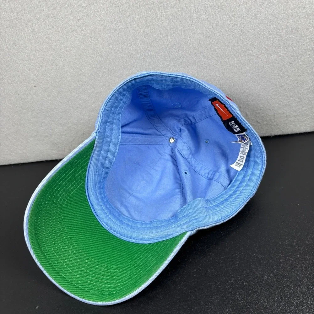 Vintage Minnesota Twins MLB Nike Light Blue Script Cooperstown Baseball Cap Hat